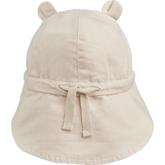 Liewood Liewood Gorm Linen Sun Hat With Ears Sandy