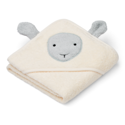 Liewood Albert Serviette de toilette avec capuche Creme de la creme