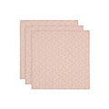 Jollein Jollein | Chiffon hydrophile petit 70x70 Miffy Silhouettes Wild Rose (3Pack)