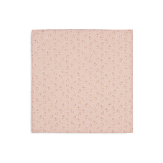 Jollein Jollein | Chiffon hydrophile petit 70x70 Miffy Silhouettes Wild Rose (3Pack)
