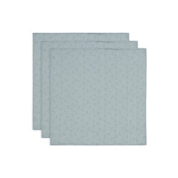 Jollein | Chiffon hydrophile petit 70x70 Miffy Silhouettes vert mer (3Pack)