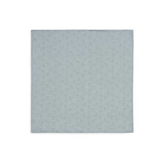 Jollein Jollein | Chiffon hydrophile petit 70x70 Miffy Silhouettes vert mer (3Pack)