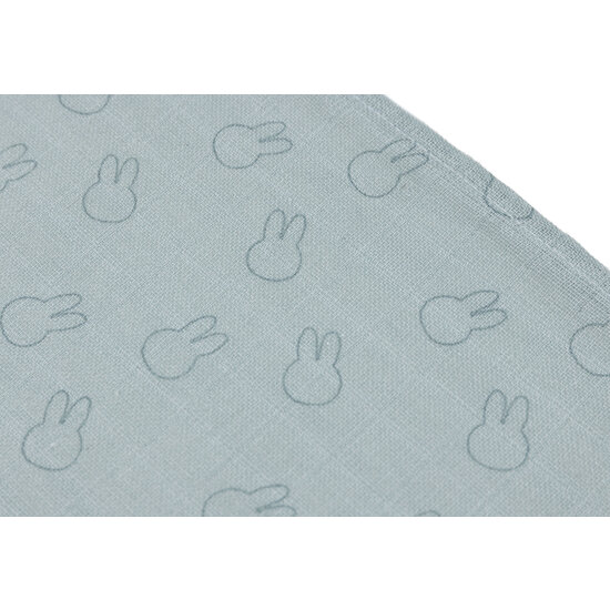 Jollein Jollein | Chiffon hydrophile petit 70x70 Miffy Silhouettes vert mer (3Pack)