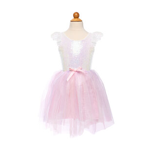 Great Pretenders | Dreamy Unicorn Robe Iridescent/Pink Avec bandeau, 98-104