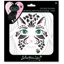 Great Pretenders - Autocollants pour visage de chat noir