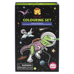 Tiger Tribe | Set de coloriage - Dinos dans l'espace