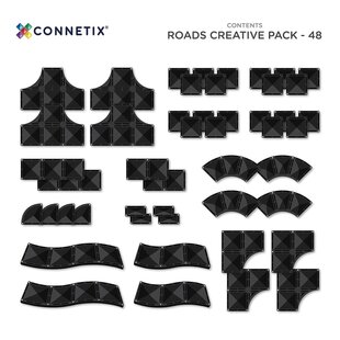 Connetix | Creative Roads Pack 48 Pièces