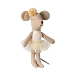 Maileg | Souris Ballerine Petite Sœur  - Off White