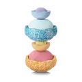 Stapelstein Stapelstein | Summer Rainbow Set Pastel pierres empilees 8 pièces