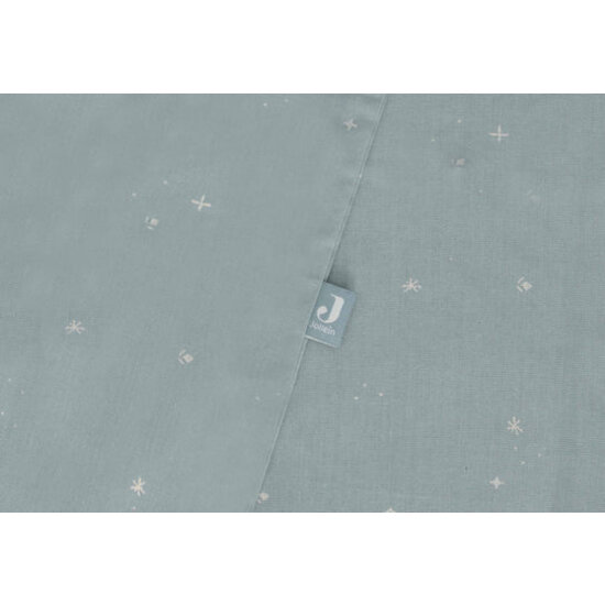 Jollein Jollein | Dekbedovertrek Met Sloop 100x140cm Twinkling Sea Green