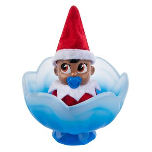 The Elf On The Shelf | Frost Pips Mini Blooms Baby Elf Garçon aux yeux bruns
