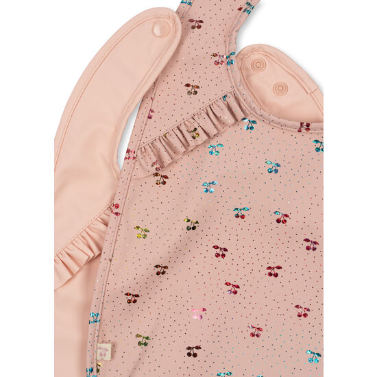 Konges Slojd Konges Slojd | 2 Pack Bavoir à volants Cherry/Cameo Rose