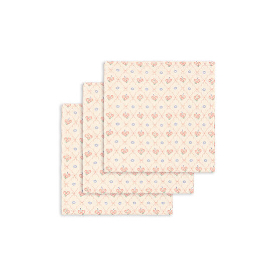 Konges Slojd Konges Slojd |  3 Pack Gots en mousseline Fleur Decor