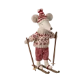 Maileg Maileg | souris d'hiver avec kit de ski mère - Red