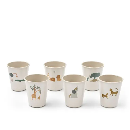 Liewood Liewood | Lana Lot de 6 tasses All Together / Sandy