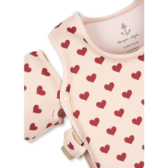 Konges Slojd Konges Slojd | Hollis Gilet de sauvetage avec sangles Amour Rouge