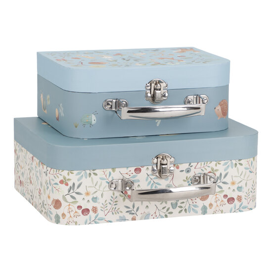 Little Dutch Little Dutch | Ensemble de valises Forest Friends bleu FSC