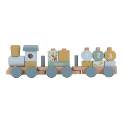 Little Dutch | Train à Blocs Forest Friends FSC