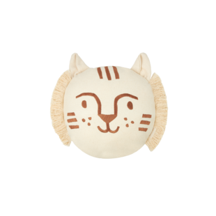 Nobodinoz | Coussin tigre Marron/Naturel
