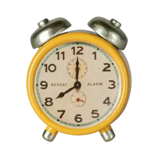 Maileg | Réveil, Souris - Jaune