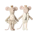 Maileg Maileg | Souris royales jumelles, petite sœur et petit frère dans une boîte d'allumettes