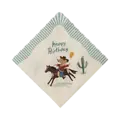 Maileg Maileg | Serviette de table, Joyeux anniversaire - Cowboy