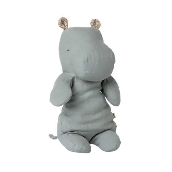 Maileg Maileg |  Amis de Safari, Hippo, taille moyenne - Bleu gris