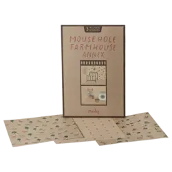 Maileg | Papier peint, Mouse hole Farmhouse - Annex