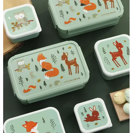 A Little Lovely Company A Lovely Little Company | Bento Boîte à lunch Amis de la forêt