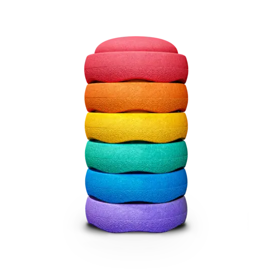 Stapelstein Stapelstein Rainbow Classic pierres empilees 6 pièces