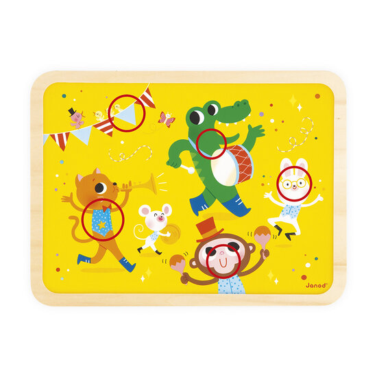 Janod speelgoed Janod | Party Time Puzzle