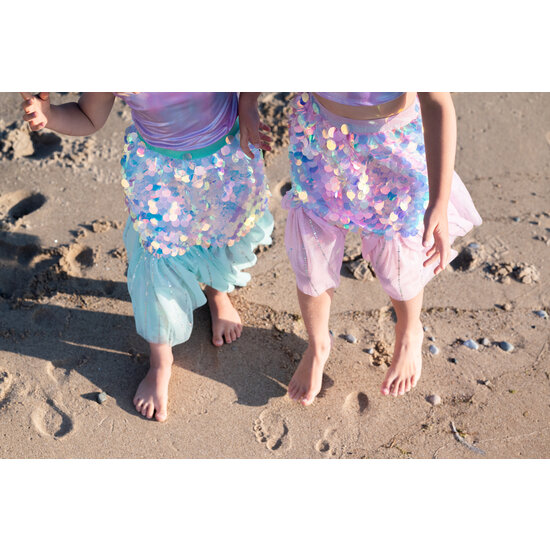 Great Pretenders Great Pretenders | Ensemble jupe et barrette de sirène Bling Bling rose 4 - 6 Y