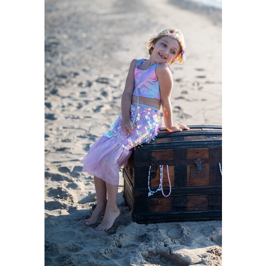 Great Pretenders Great Pretenders | Ensemble jupe et barrette de sirène Bling Bling rose 4 - 6 Y