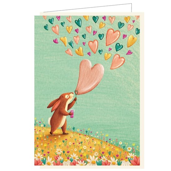 Mail-Box Mail-Box |  Carte de vœux Barbara Denef Rabbit Love