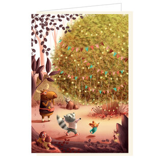 Mail-Box | Carte de vœux Barbara Denef Fête des animaux