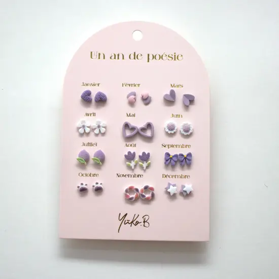 Yuko B Yuko B | Boucles d'oreilles Parme