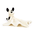 Jellycat Jellycat | Bashful Black & Cream Puppy Soother