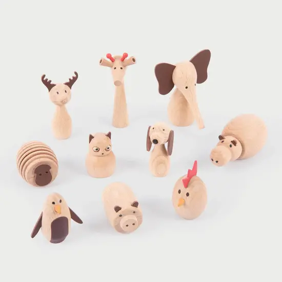 Tickit Tickit | Amis animaux en bois