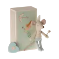 Maileg Maileg | Souris de la fée des dents, petit frère dans une boîte d'allumettes