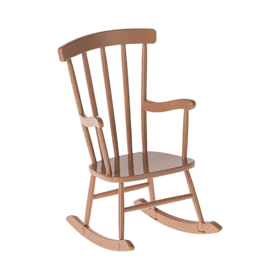 Maileg Maileg | Chaise à bascule, Souris - Poudre foncée