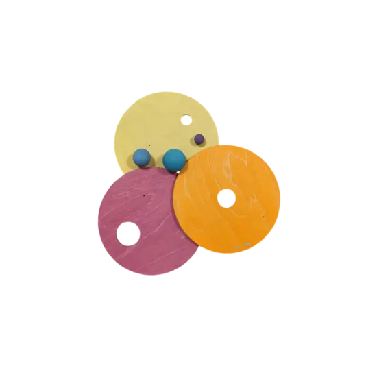 Grimm's Grimm's | Grimm's x Stapelstein Rolling Discs Warm Pastel