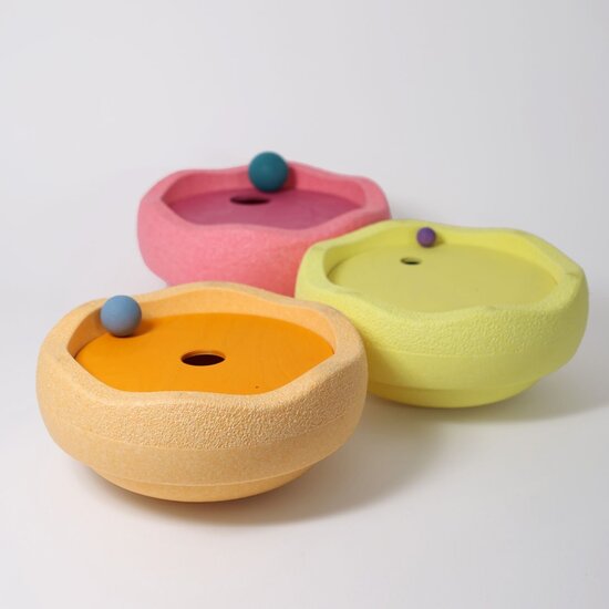 Grimm's Grimm's | Grimm's x Stapelstein Rolling Discs Warm Pastel