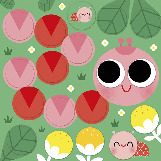 Janod speelgoed Janod | Coffret Créatif Gommettes Autour de l'étang - 2 ans