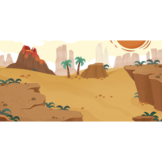 Janod speelgoed Janod | Coffret Créatif Stickers Epais Repositionnables Dinos - 2 ans