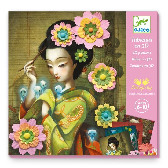 Djeco Djeco | Kit d'artisanat  Rock'n Roses