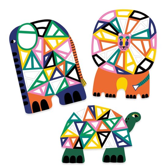 Djeco Djeco | Autocollants en mousse Afrique