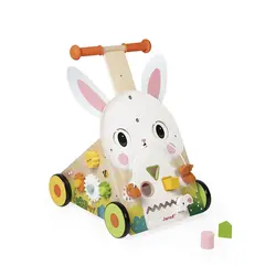 Janod | Chariot Multi-Activités Lapin en bois