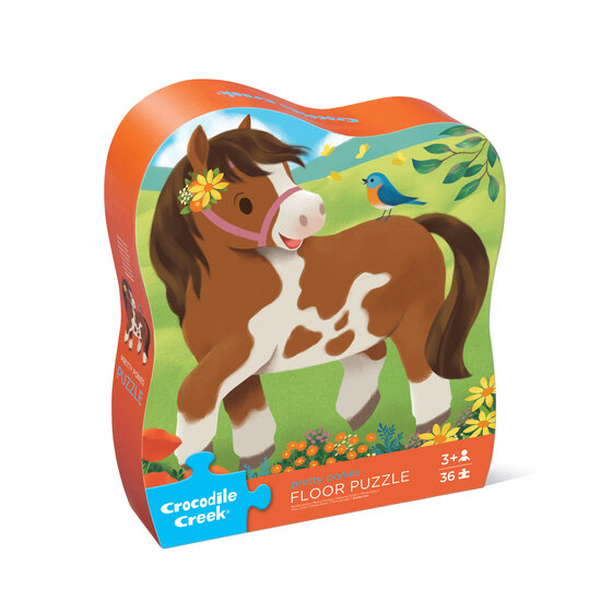 Crocodile Creek Crocodile Creek | Floor Puzzle 36 pièces - Poneys doux