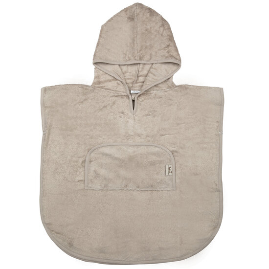 Timboo Timboo | Poncho col V (2-4 ans) - Feather Grey