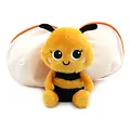 Les déglingos | Flipetz - Peluche Buzzet l'abeille/tangerine